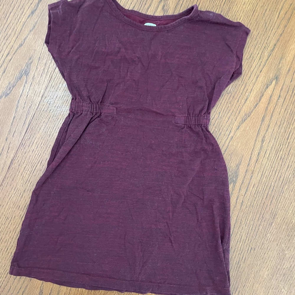 Old Navy Burgundy Heathered Dress 6-7